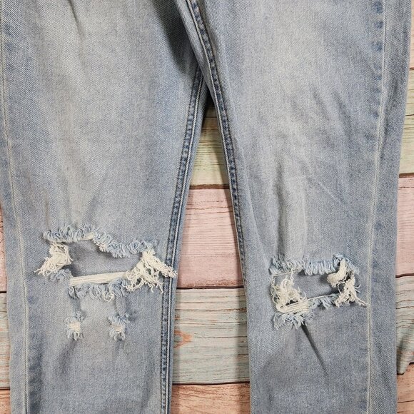 SONG Timeless Fit womens 3/26 Comfort Vintage Stretch Distressed Jeans New - Picture 11 of 12